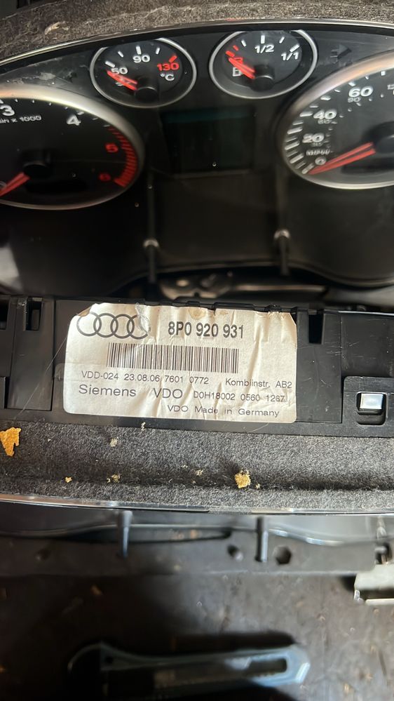 Километраж за Audi A3 8P