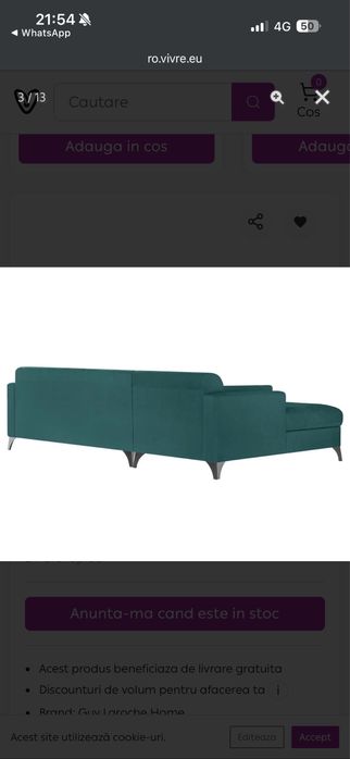 Coltar modern calitate premium