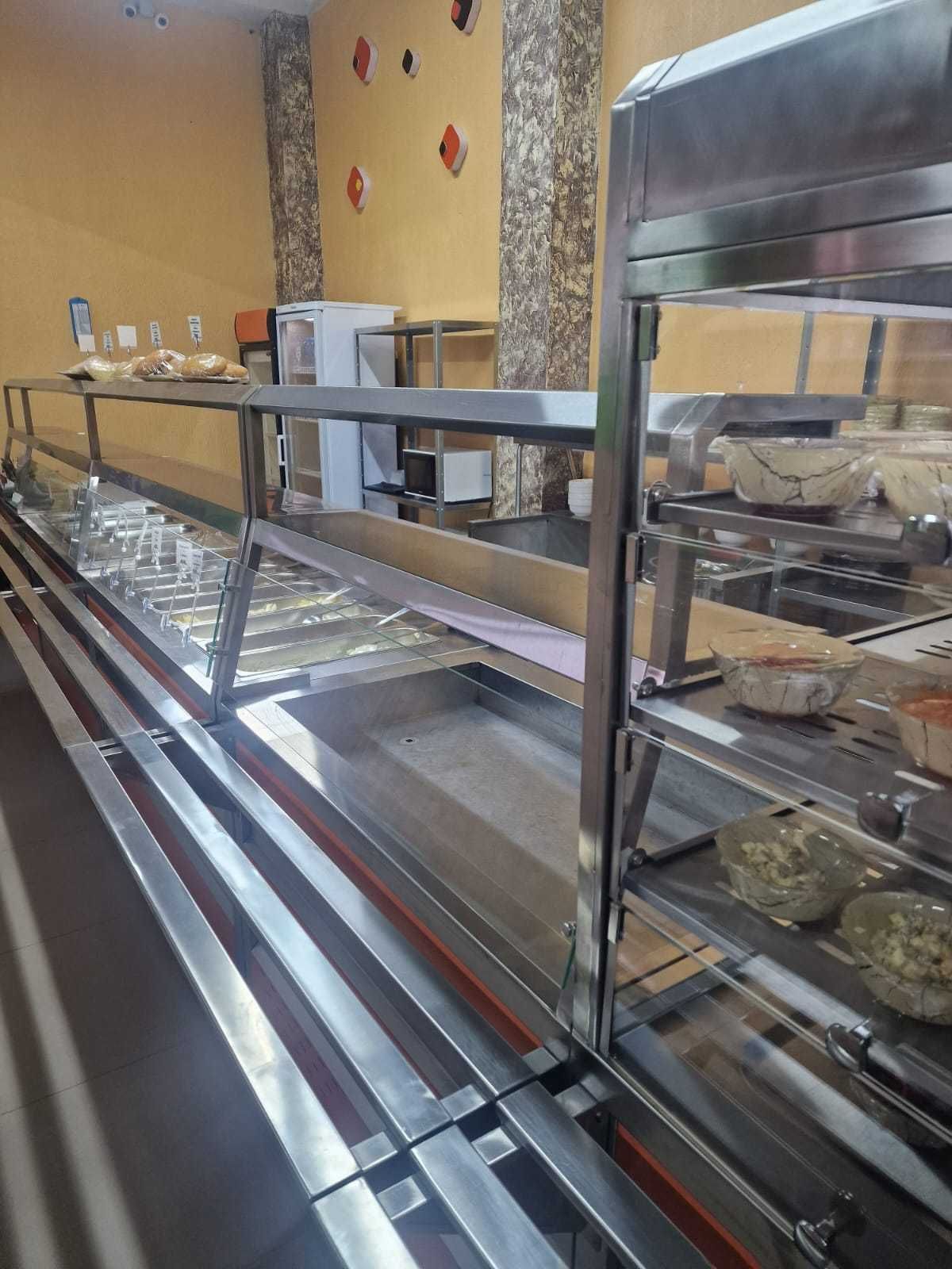 Линия раздачи для столовой, общепита