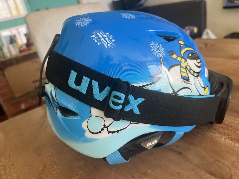 детска ски каска Uvec и маска Uvex 48-52 cm