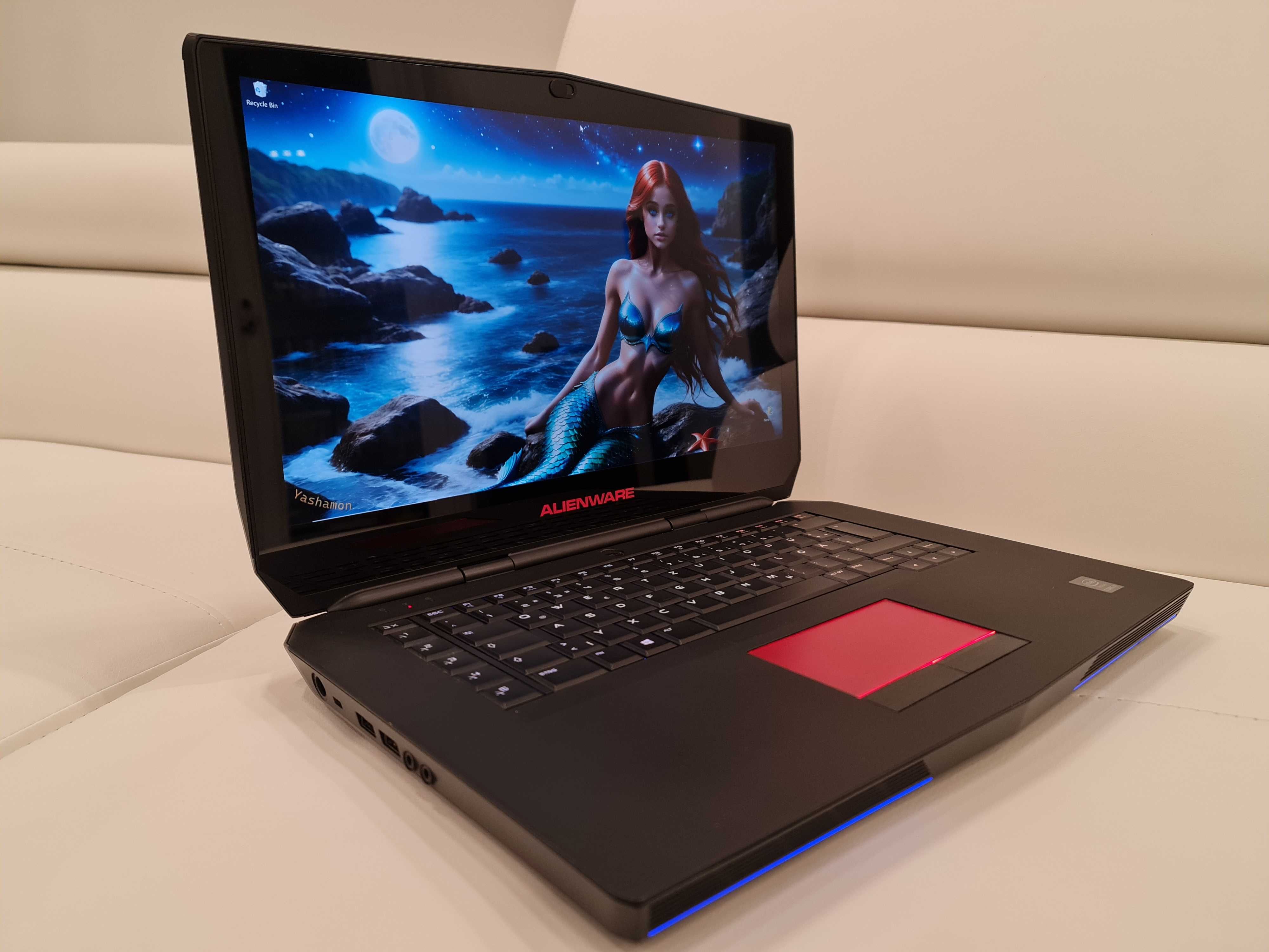 Laptop gaming ALIENWARE ,intel core i7- ,video 6 gb, touchscreen 4k