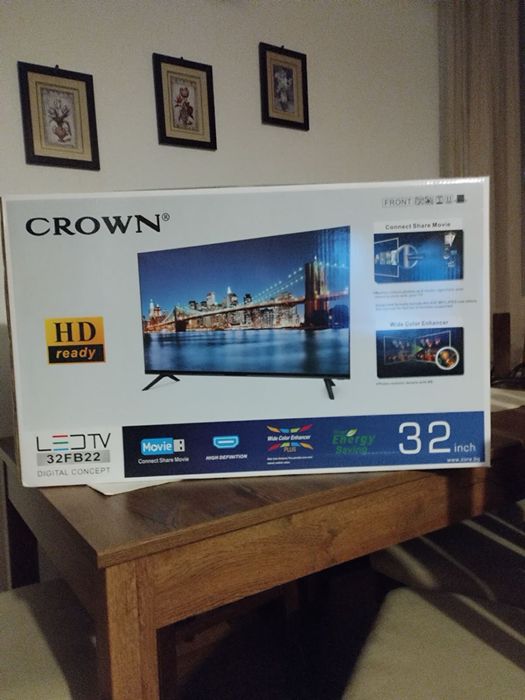 Телевизор Crown 32FB22 , 1366x768 HD Ready , 32 inch, 81 см, LCD