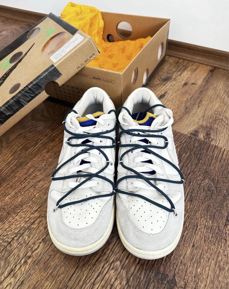 Nike Dunk Low Off-White Lot 16 Оригинални! DJ0950-111