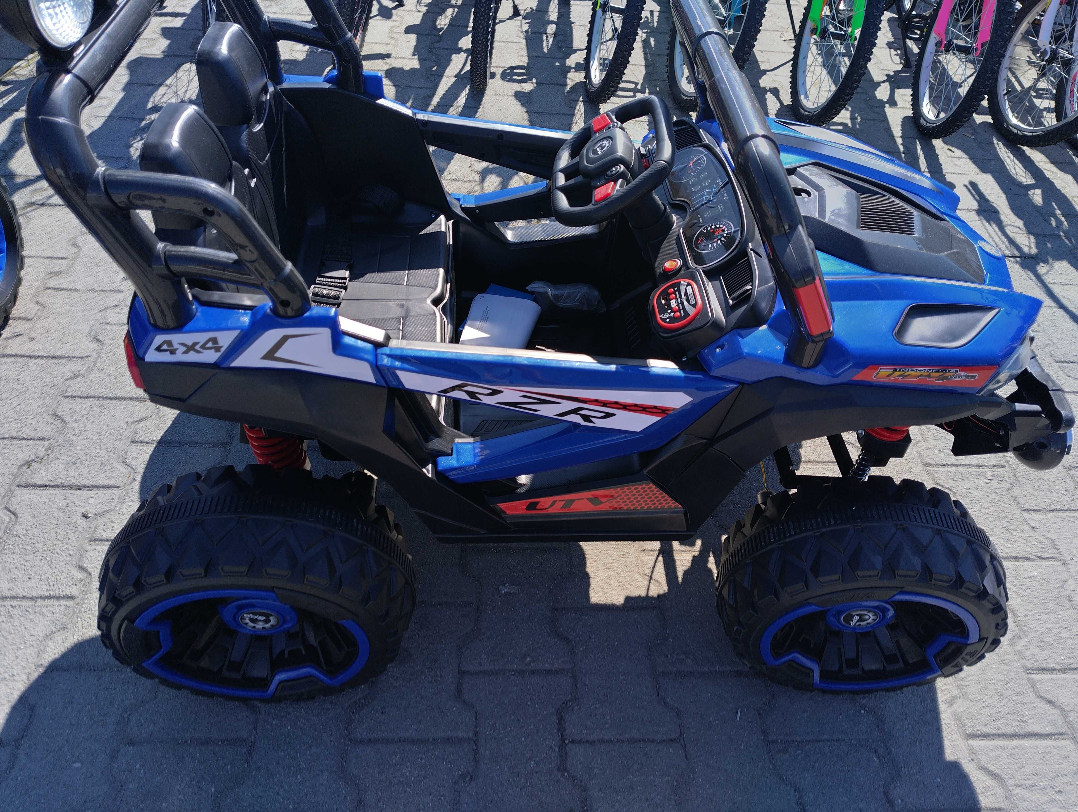 SAFARI двуместен акумулаторен джип JAKARTA 4x4 син
