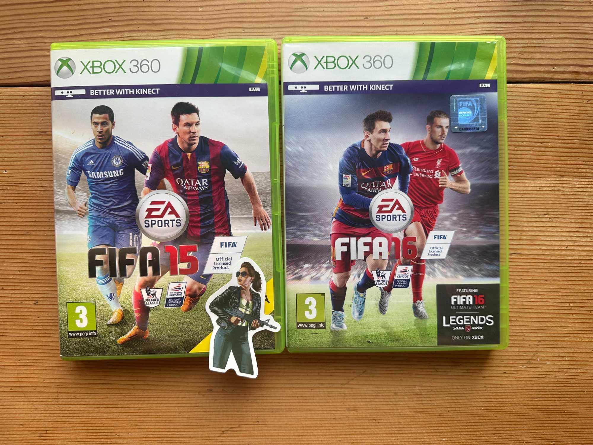 FIFA FC ФИФА 15 + FIFA FC ФИФА 16 Xbox 360
