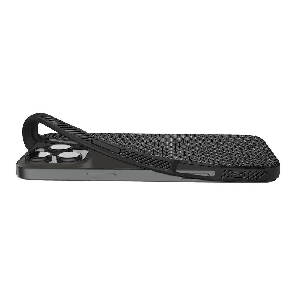 Кейс spigen liquid air за iphone 16 pro max matte black