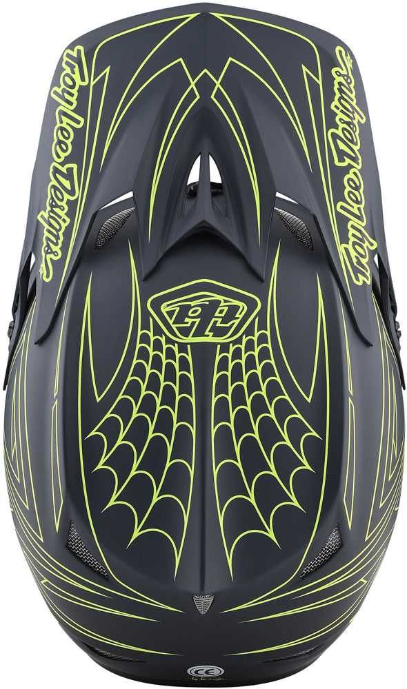 Troy Lee Designs D3 Fiberlite Spiderstripe Fullface - Medium(56-57cm)