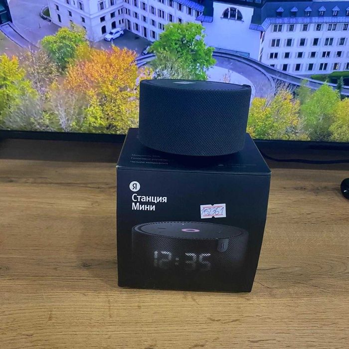 K162/Умная колонка ЯНДЕКС Станция Мини с часами/sk152361