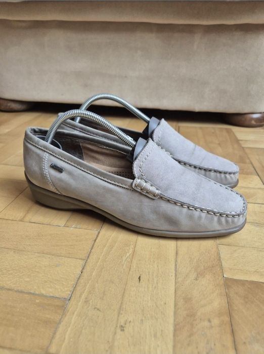 Mocasini Slip-On, Ara, Piele naturală cu Gore-Tex - 38,5