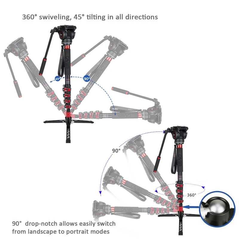 Профессиональный Штатив - Монопод CAYER