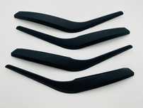 Set manere usa interior complet fata spate negru compatibil BMW X1 E84