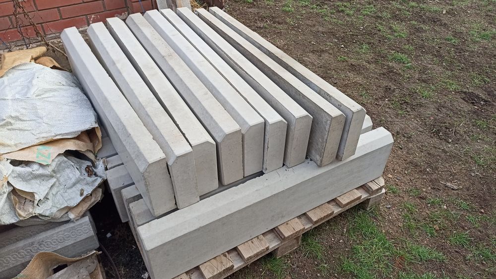 Продам бардюры 1 м (100см х7,5см х22см)