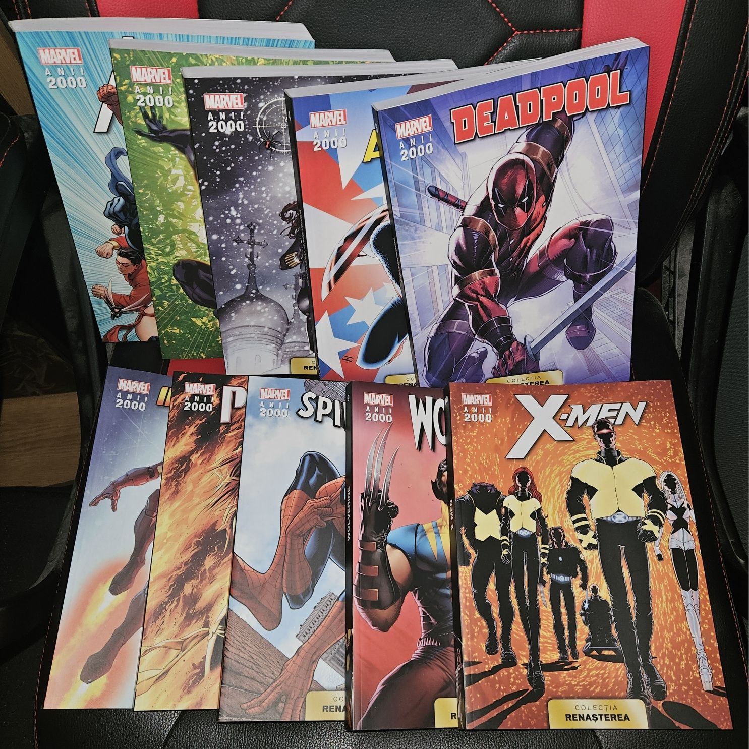 Benzi desenate Marvel Colectia Renasterea anii 2000 completa (10 vol.)