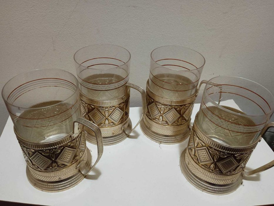 Стъклени чаши 4 броя