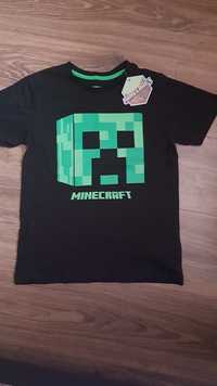 Minecraft Tricou Creeper Explosive, maneca scurta, baieti, /, negru