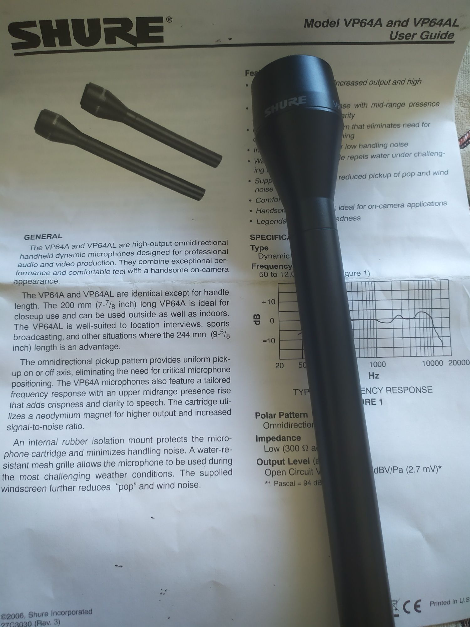Комплект микрофона Sennhaiser