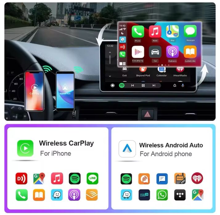 Adaptor Wireless Dongle CarPlay & Android Auto - Promotie ‼️