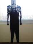 Salopeta neagra femei escape star jeans