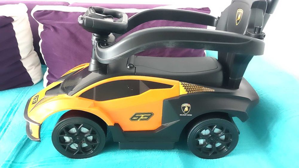 Masinuta 2 in 1 de impins Lamborghini