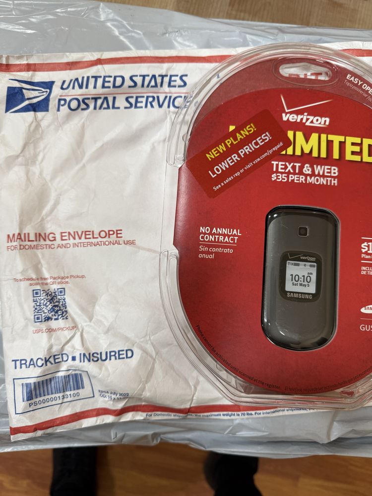 Samsung Gusto 2 verizon Original, zapechatanniy. new