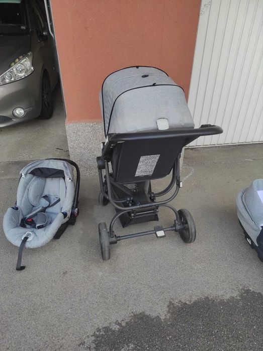 Cam Бебешка количка 3 в 1 Taski Sport сив