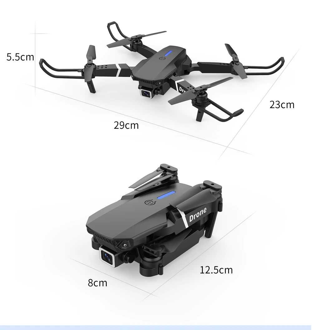 Drona / Quadcopter pliabil(a) camera 4k - 2 baterii