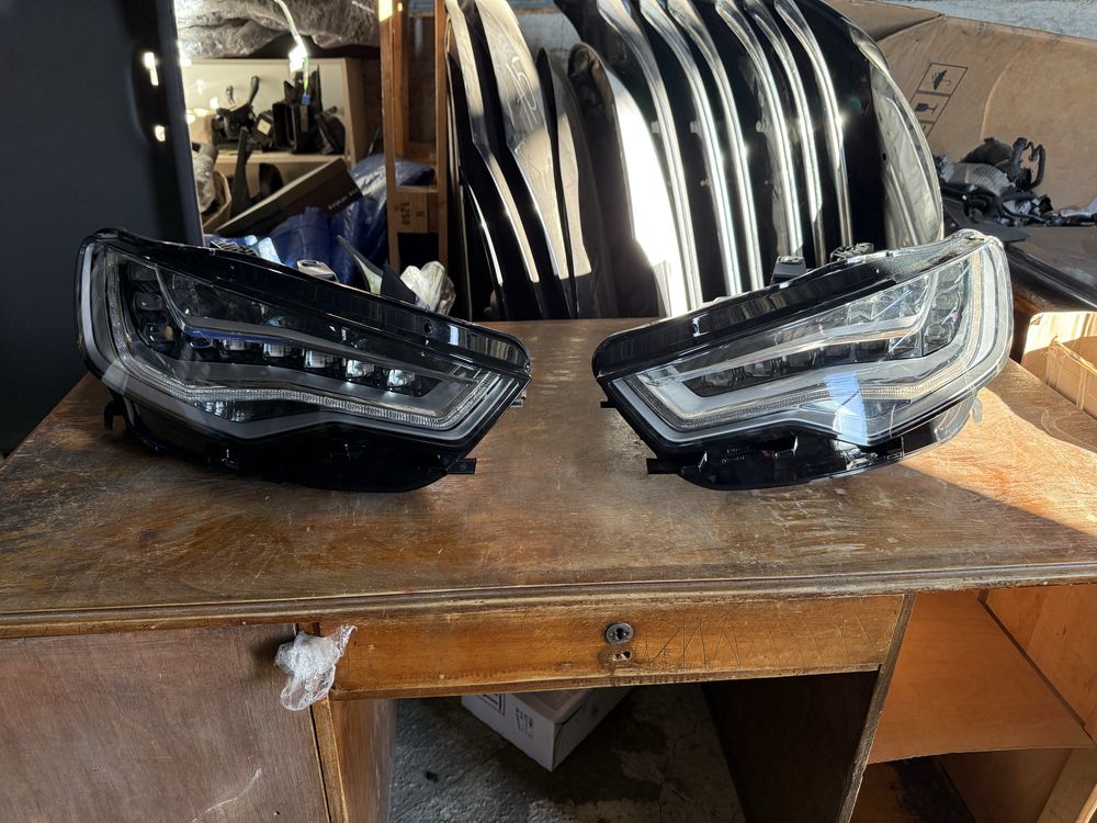 Оригинален фар Audi a6 C7 4g full led hella 4g0941004 десен ляв фарове