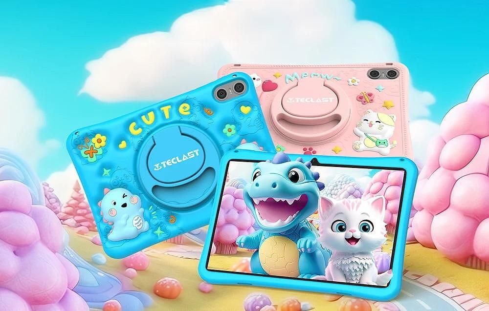 Детски таблет teclast p30t kids tablet 10.1" 4/64 gb wifi - розов