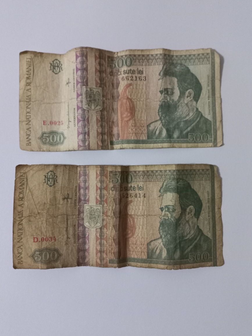 Bancnote 500 lei