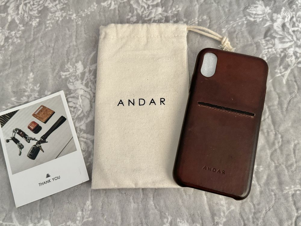 Andar - премиум кейс от естествена кожа за iPhone X/Xs