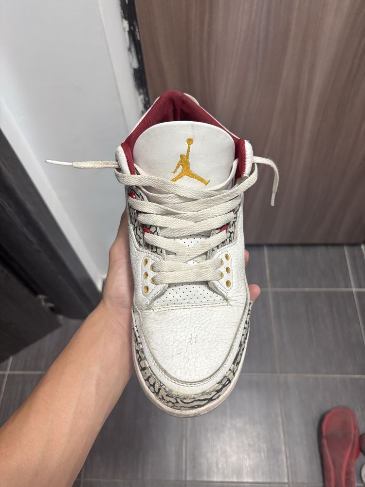 jordan 3 cardinal red 43