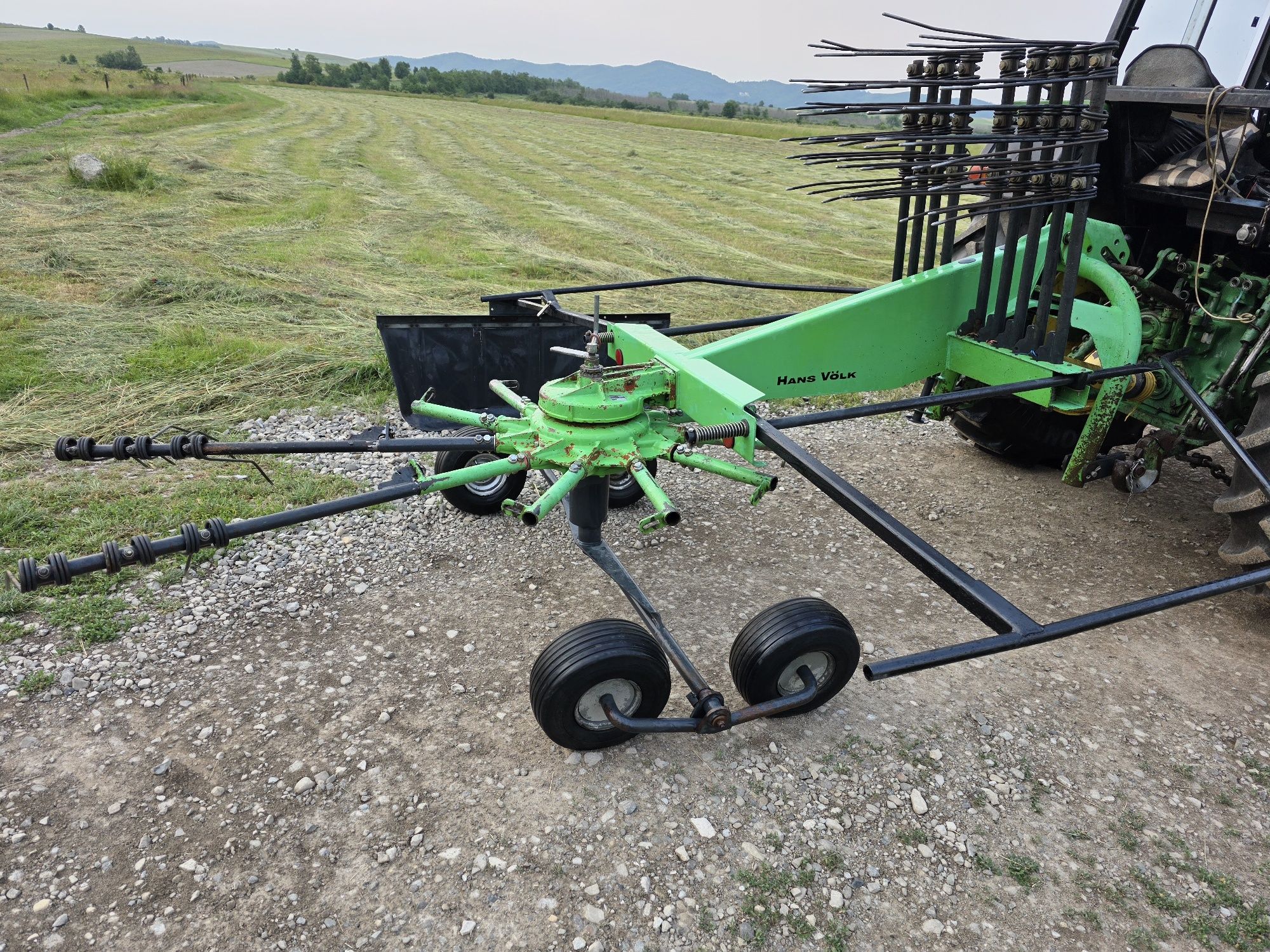 Grebla Greblatoare adunat 3m metri Fella Deutz Fahr Kuhn baie ulei