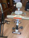 Bicicleta fitness pliabila X-Bike BC-203, culoare alb-portocaliu
