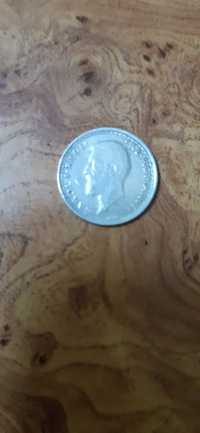 Moneda Carol I  50bani argint