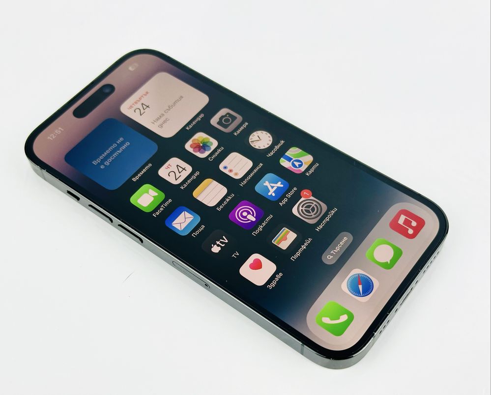 Apple iPhone 14 Pro 128GB Space Black Отличен! Гаранция!