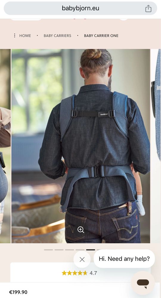 Кенгуру BabyBjörn classic - Baby Carrier One