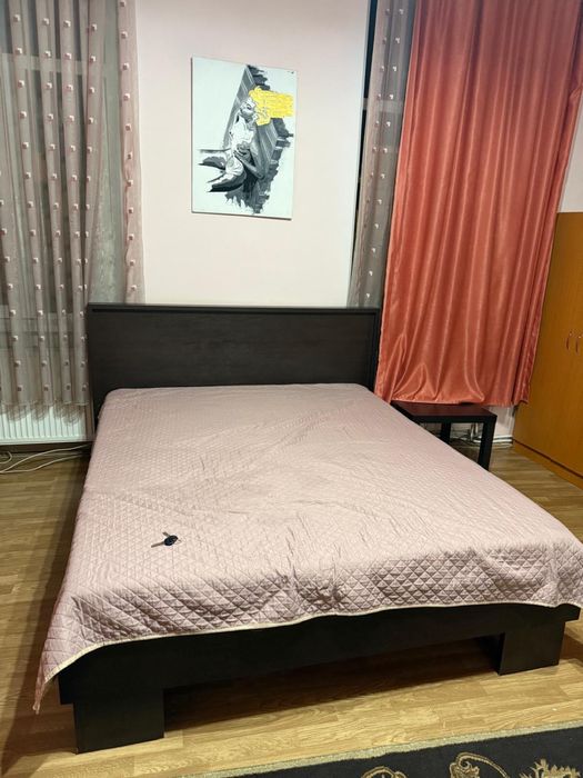 Pat de pal cu lada si saltea