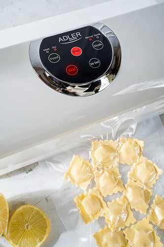Aparat de vidat alimente Adler, AD4503, 130 W, 5 functii, alb