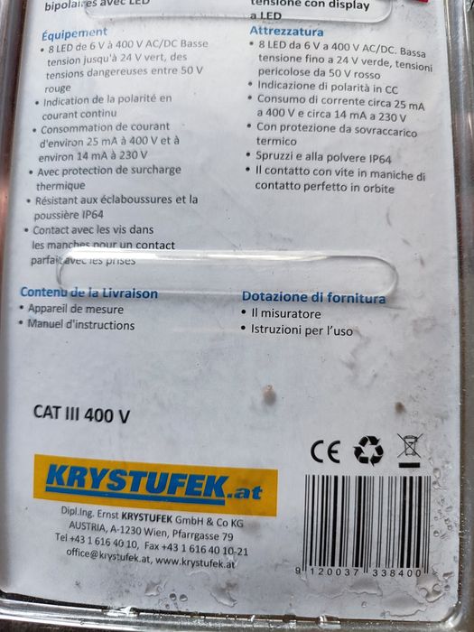 Tester tensiune Tester tensiune curent electric Pancontrol