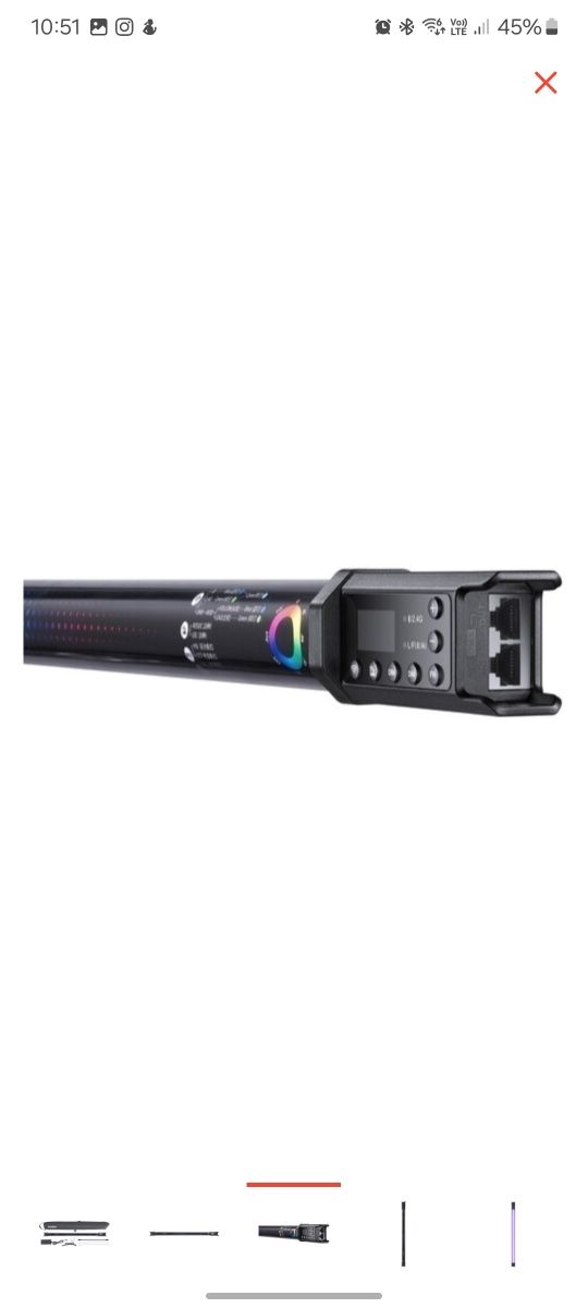 Продам RGB палку godox tl60 RGB