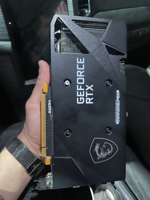 Rtx 3050 MSI Ventus 2X 8GB OC, в отличном состоянии, гарантия есть!