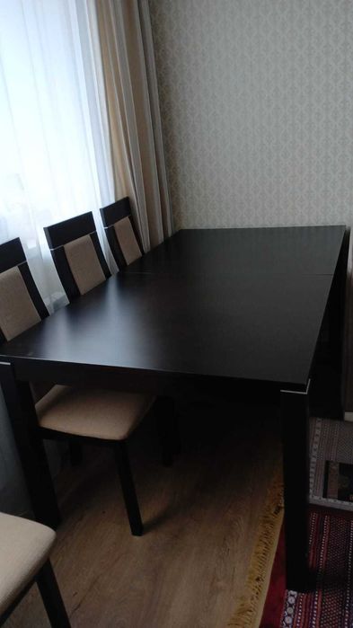 Продам стол обеденный пр. МАЛАЙЗИЯ 180*100, 360*100 разлож., недорого.