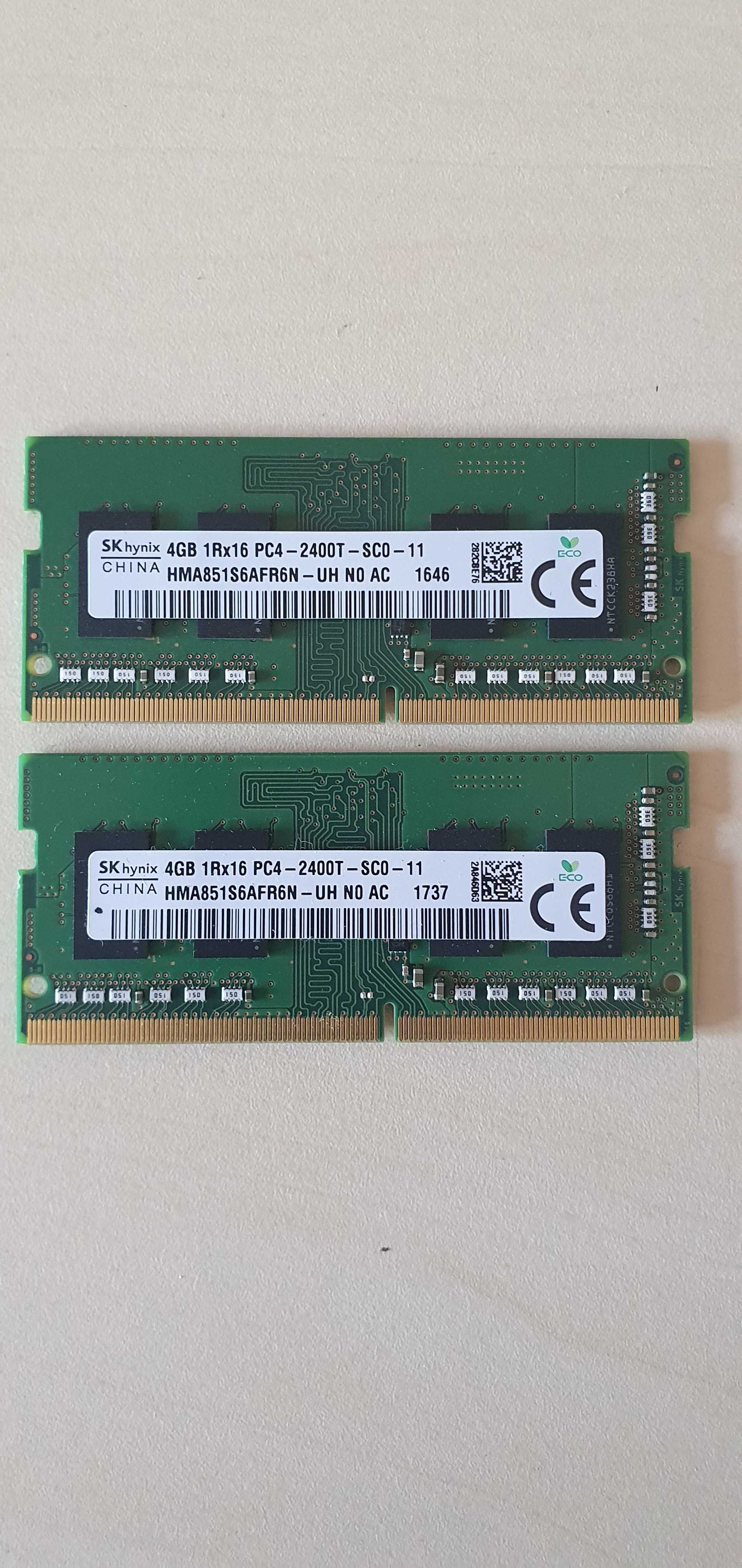 Vind RAM laptop DDR4 SK hynix 4gb 2400 Mhz ;1 buc 39 RON ; stoc 2 buc