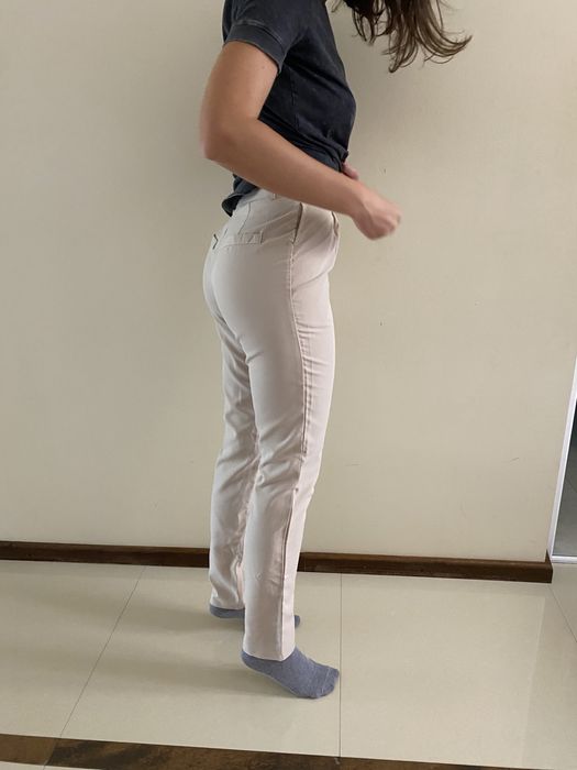Pantaloni crem/bej S