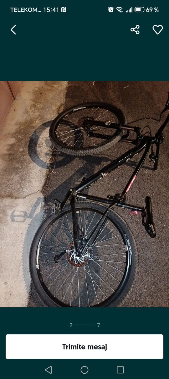 VÂND URGENT SAU SCHIMB TROTA ELECTRICA!!!bicicleta rockrider Explorer