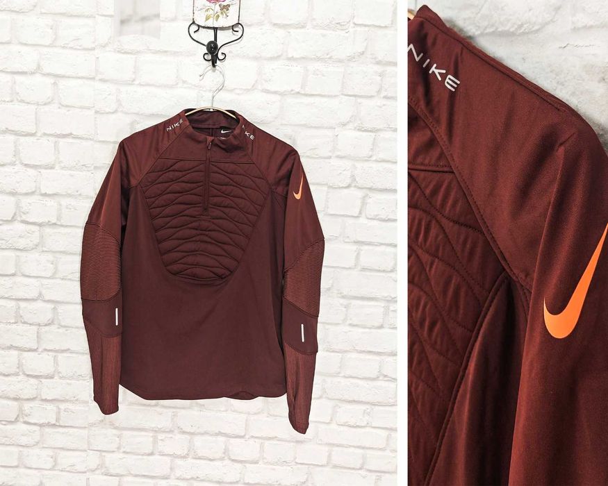 NIKE Therma fit Оригинална дамска спортна фланелка размер М