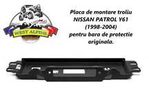Placa troliu Nissan Patrol Y61 1998-2004 - Suport troliu DEDICAT