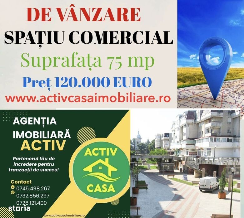 Spatiu comercial-Roman,Neamt