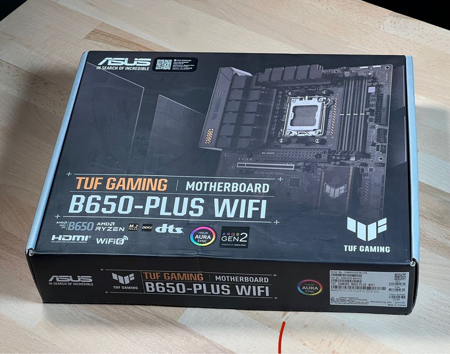ASUS TUF GAMING B650-PLUS WIFI – 7 9800x3D 7 7800x3d