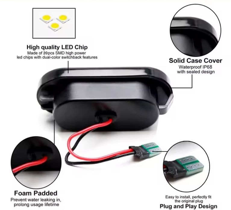 Нови Динамични/Плаващи/Последователни мигачи за VW, Ford, SEAT, SKODA